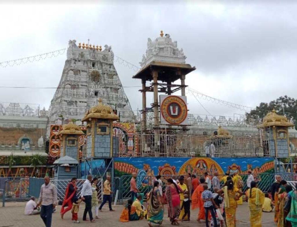 Three Choppers Seen Flying in Tirumala temple's Vicinity