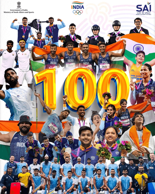 Medal Asian Games: India Crosses Historic 100-medal Mark For First