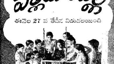 The first multi-starrer film of the Telugu film superstars...Palleturi Pilla..