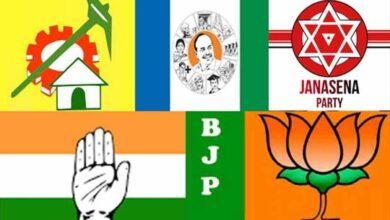 How many seats for which party in AP..?