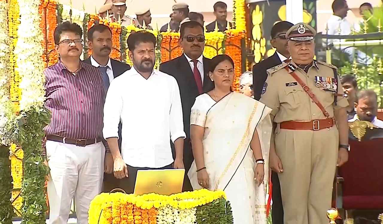 Telangana's official anthem unveiled at formation day celebrations
