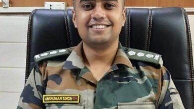 A real hero. Captain Anshuman Singh.