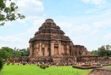 The statue visible in the air. Do you know about this temple which has gained recognition as a World Heritage site?