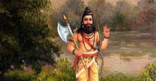 In time. In name. Parashurama, who bears resemblance to Sri Rama!