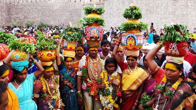 The first festival in Ashada. Bonalu begins from today!