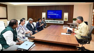 QPIAI holds key meeting with CM Chandrababu..!