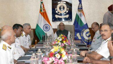 Rajnath Singh hails Coast Guard as true force multiplier