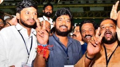 Congress’ victory march in the city center: Jubilee Hills seat falls under Naveen Yadav’s control!