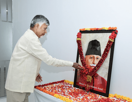 Telangana, Andhra Pradesh CMs recall Maulana Azad