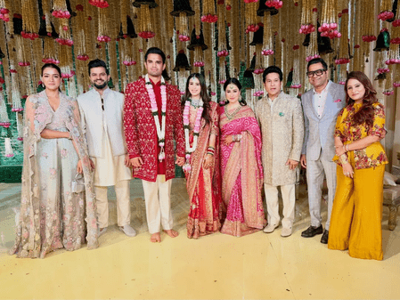 Raina-congratulates-Arjun-Saaniya-after-wedding