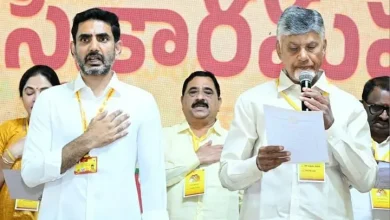 Lokesh TDP National Working President oath ceremony Mangalagiri