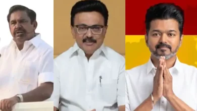 తమిళనాడు ఎన్నికలు త్రిముఖ పోరు స్టాలిన్ విజయ్ అన్నాడీఎంకే