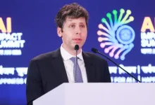 OpenAI CEO Sam Altman speaking about AI and jobs