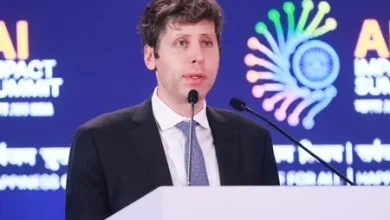 OpenAI CEO Sam Altman speaking about AI and jobs