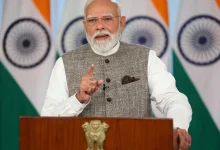 PM Narendra Modi addressing a gathering during the 2026 Telangana infrastructure launch.