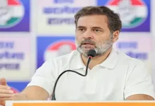 ahul Gandhi addressing a press conference regarding the CBSE evaluation controversy and student exam results.