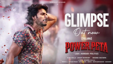 Sundeep Kishan in a rugged period look from the Powerpeta glimpse video