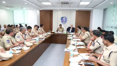 Telangana DGP C.V. Anand reviewing drug enforcement strategies