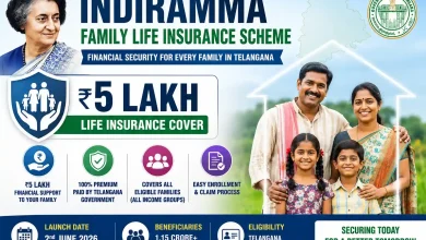 Indiramma life insurance scheme launch in Telangana