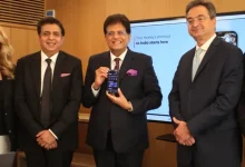 Commerce Minister Piyush Goyal during the launch of UPI services in Greece, expanding India's digital payment ecosystem globally.