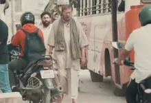 Jagapathi Babu takes a stroll in his 'Peddi' costume; goes completely unnoticed!