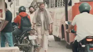 Jagapathi Babu takes a stroll in his 'Peddi' costume; goes completely unnoticed!