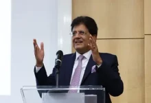 Piyush Goyal speaking about Made in India as a symbol of quality and national responsibility.