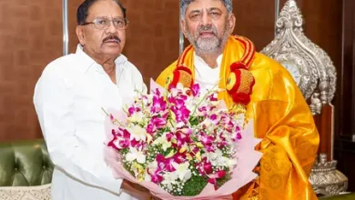 Karnataka Cabinet Expansion sees DK Shivakumar take oath as Chief Minister with 13 ministers