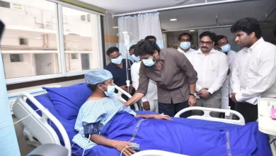 Pawan Kalyan, Lokesh meet injured in Visakhapatnam Steel Plant accident; assure all assistance