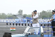 Rajnath Singh reviews Combined Graduation Parade at Air Force Academy, Dundigal; 231 flight cadets commissioned