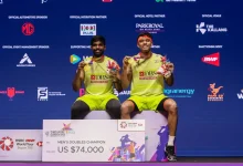 Satwik Chirag celebrate Singapore Open 2026 title win after defeating Indonesian pair in the final