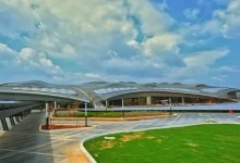 Bhogapuram International Airport inauguration by PM Narendra Modi at Alluri Sitarama Raju International Airport in Andhra Pradesh.