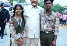 Chandrababu Naidu speaks about the Thalliki Vandanam scheme during the Mega Parent-Teacher Meeting in Andhra Pradesh.