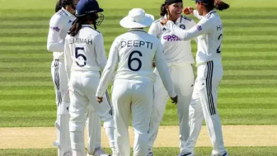 India beat England at Lord's Women's Test as Sneh Rana celebrates four-wicket haul