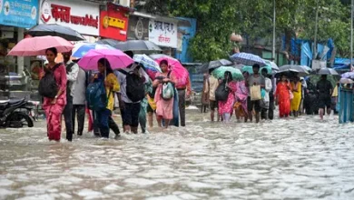 Mumbai rains Orange Alert as heavy rainfall causes flooding and schools remain closed.
