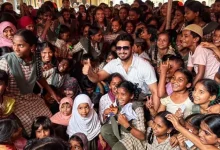 Nikhil Siddhartha study kits distribution for 1,000 students in Bhimavaram