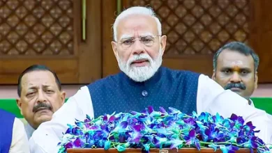 Prime Minister Narendra Modi speaks during the Monsoon Session while praising Skyroot Aerospace's Vikram-1 mission and India's youth.