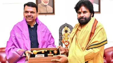 Pawan Kalyan and Maharashtra Chief Minister Devendra Fadnavis discuss Eastern Ghats tiger conservation and female tiger translocation.