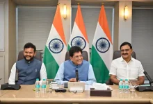 Piyush Goyal aquaculture meeting with Andhra Pradesh aquaculture and tobacco industry representatives