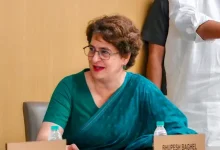 Priyanka Gandhi speaking on the NEET paper leak protest at Jantar Mantar