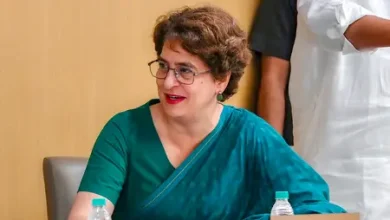Priyanka Gandhi speaking on the NEET paper leak protest at Jantar Mantar