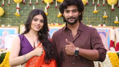 Aadi Sai Kumar on the sets of Saira Banu Movie during the first shooting schedule