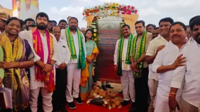 Telangana Fish Export Centre foundation stone ceremony near Hyderabad under PM Matsya Sampada Yojana