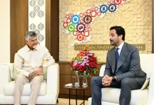 UAE Minister Abdulla Bin Touq Al Marri meets Chandrababu Naidu to discuss the UAE food cluster in Andhra Pradesh