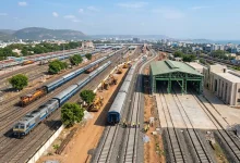 Visakhapatnam Coaching Yard Project approved by Indian Railways to expand station capacity and improve passenger facilities.