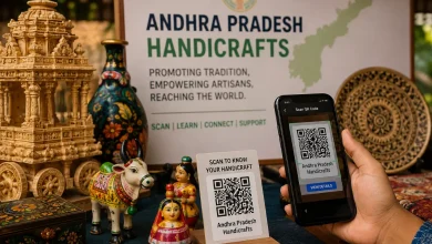 Andhra Pradesh handicrafts QR code initiative helps buyers verify authentic products and learn about local artisans.