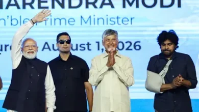 Chandrababu Naidu and Pawan Kalyan support PM Modi at Bhogapuram public meeting