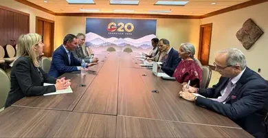 FM Sitharaman India manufacturing innovation hub pitch during meeting with 3M CEO