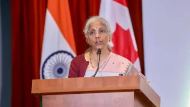 FM Nirmala Sitharaman speaking in Toronto about Canadian investors in India and investment opportunities across emerging sectors