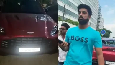 Lingamaneni Sanjush Aston Martin crash investigation in Hyderabad